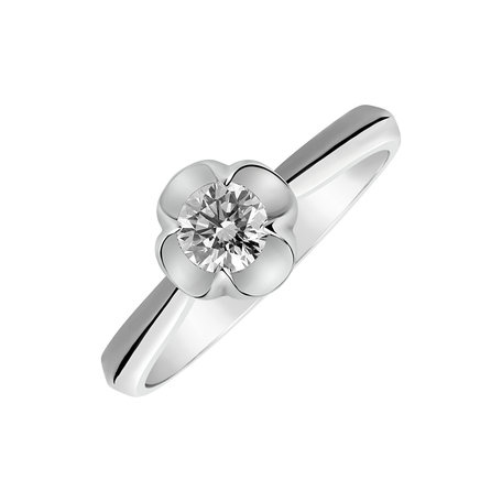 Prsten s diamanty Love Flower