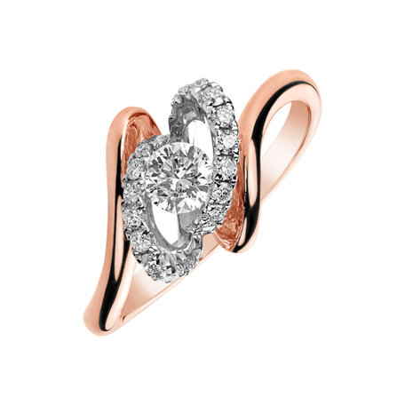 Prsten s diamanty Roseline