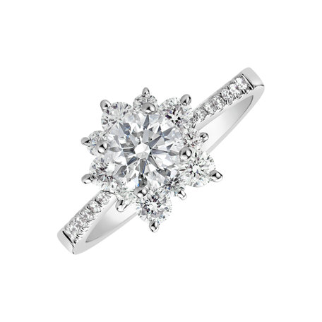 Prsten s diamanty Frozen Starlet
