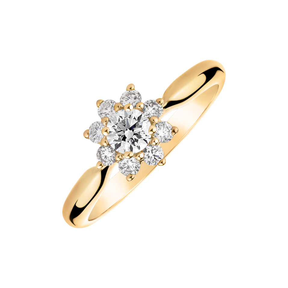 Prsten s diamanty Starlet Blossom