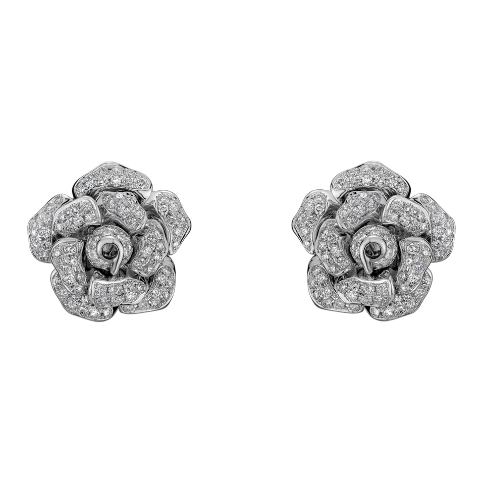 Náušnice s diamanty Scheherazade Flower