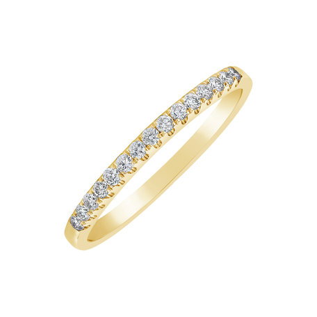 Prsten s diamanty Crescentia