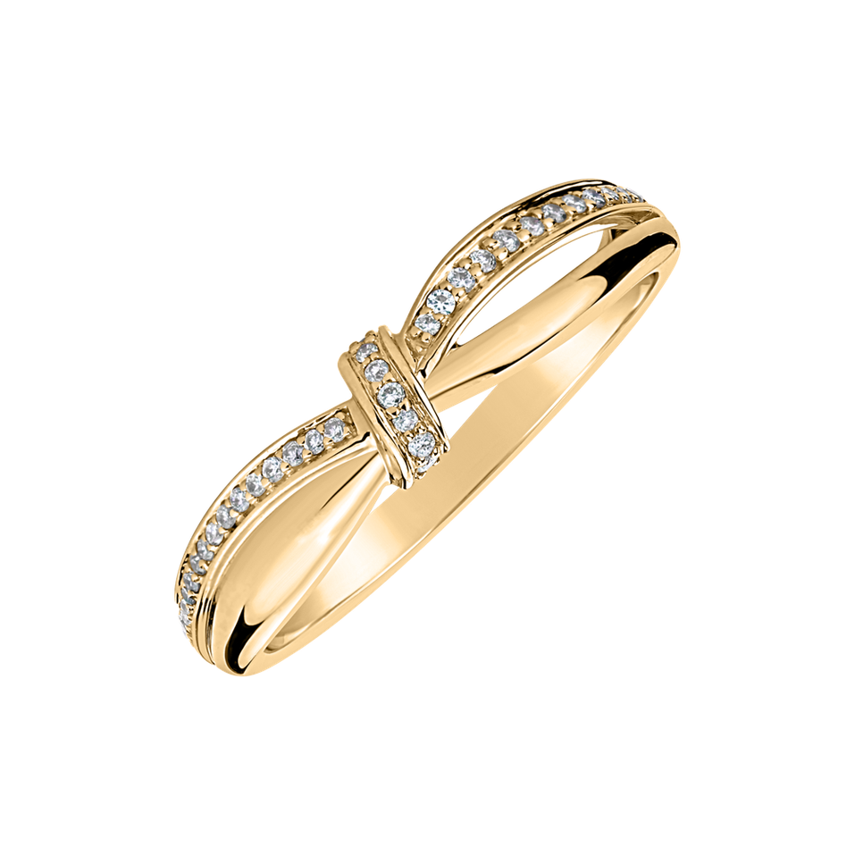Prsten s diamanty Seductive Ribbon
