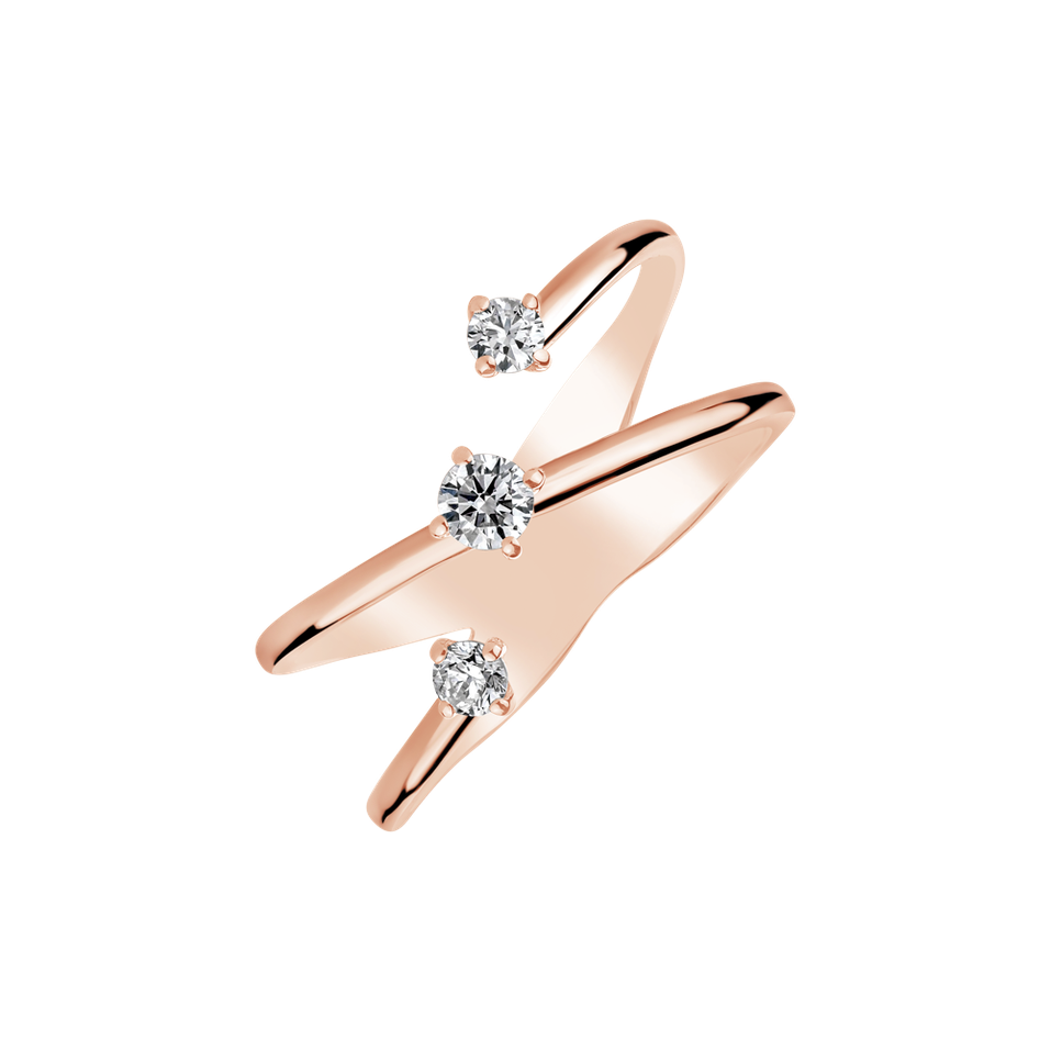 Prsten s diamanty Luxe Vesper