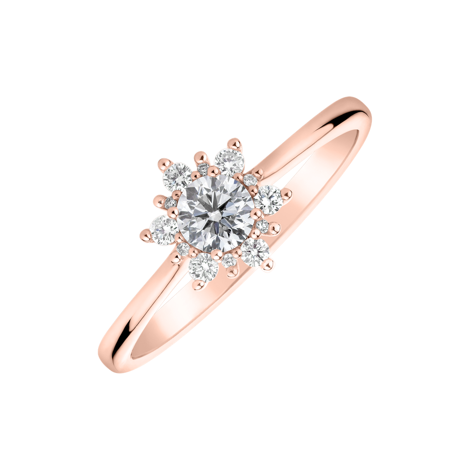 Prsten s diamanty Starlet