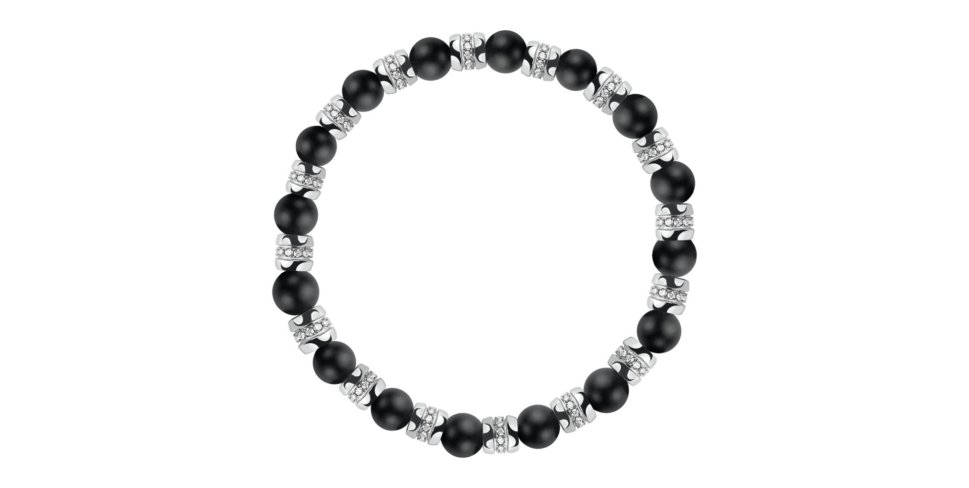 Náramek s diamanty a acháty Essential Shine