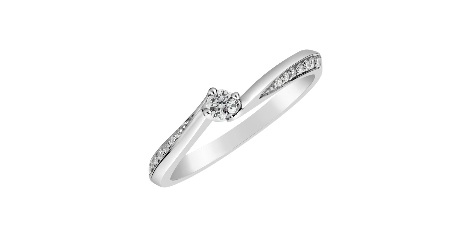 Prsten s diamanty Shiny Poetry