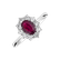 Prsten s rubínem a diamanty Princess Joy5