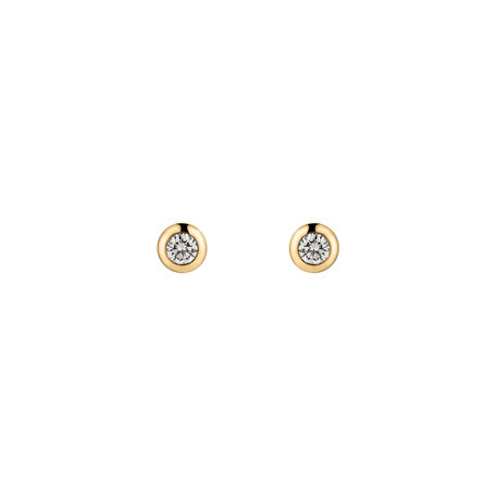 Náušnice s diamantem Sparkling Drops