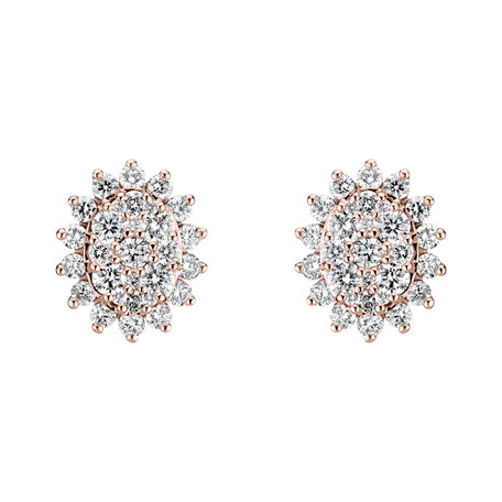 Náušnice s diamanty Midnight Star