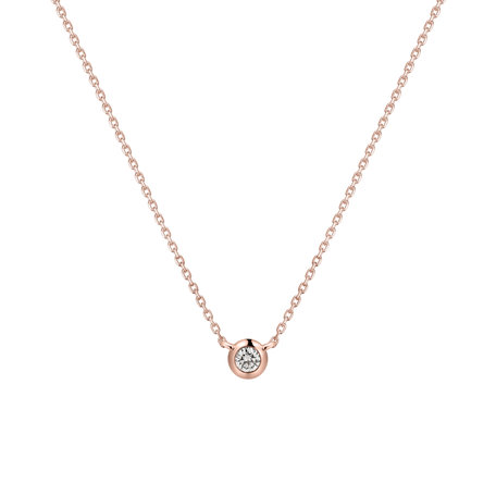 Náhrdelník s diamantem Sparkling Drop