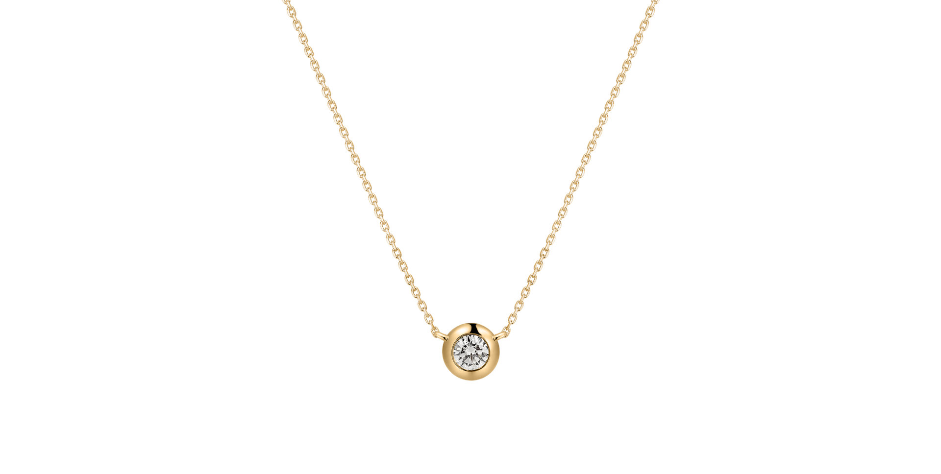 Náhrdelník s diamantem Sparkling Drop