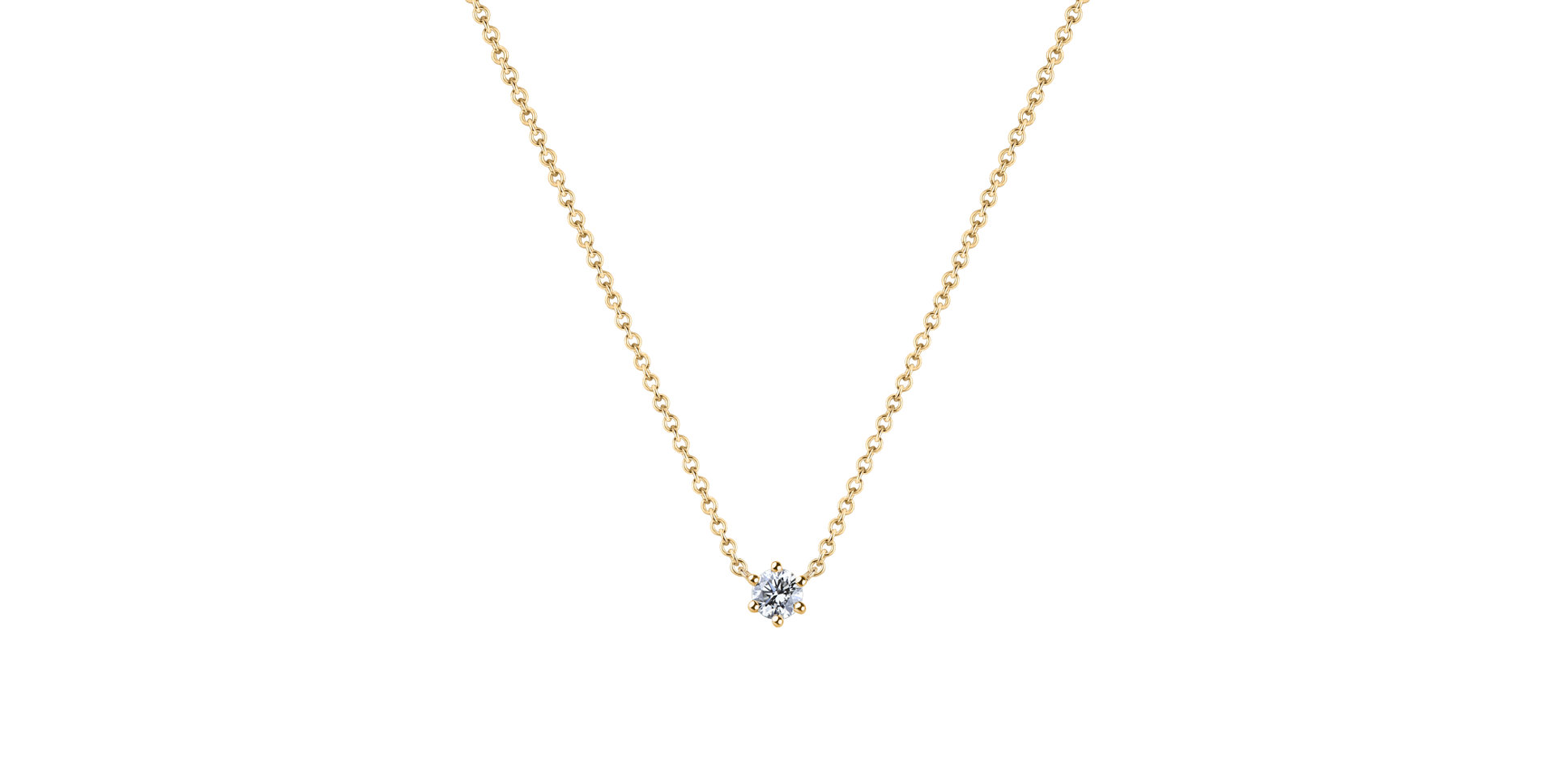 Náhrdelník s diamantem Essential Drop