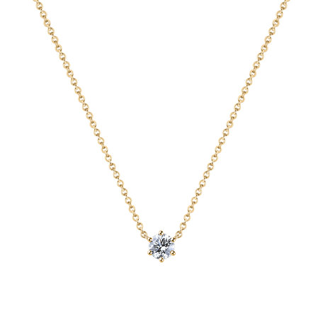 Náhrdelník s diamantem Essential Drop