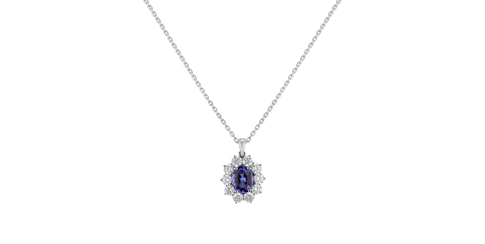 Přívěs s tanzanitem a diamanty Royal Jewel