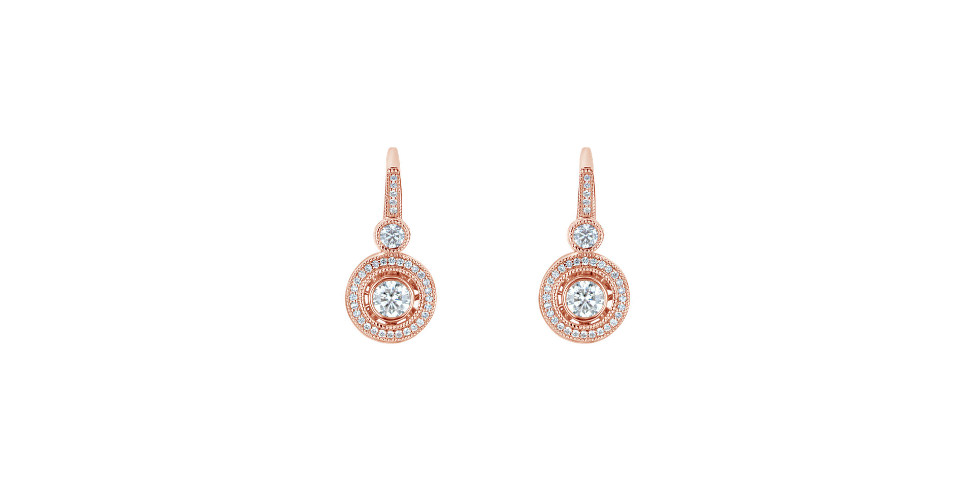 Náušnice s diamanty Monarch Love