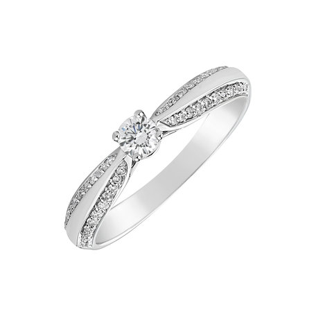 Prsten s diamanty Love Ray