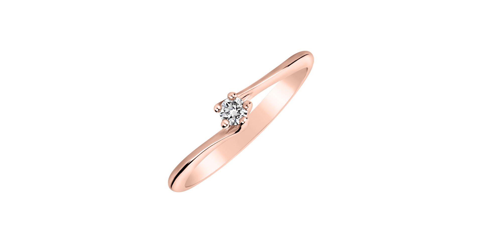 Prsten s diamantem Vivid Love