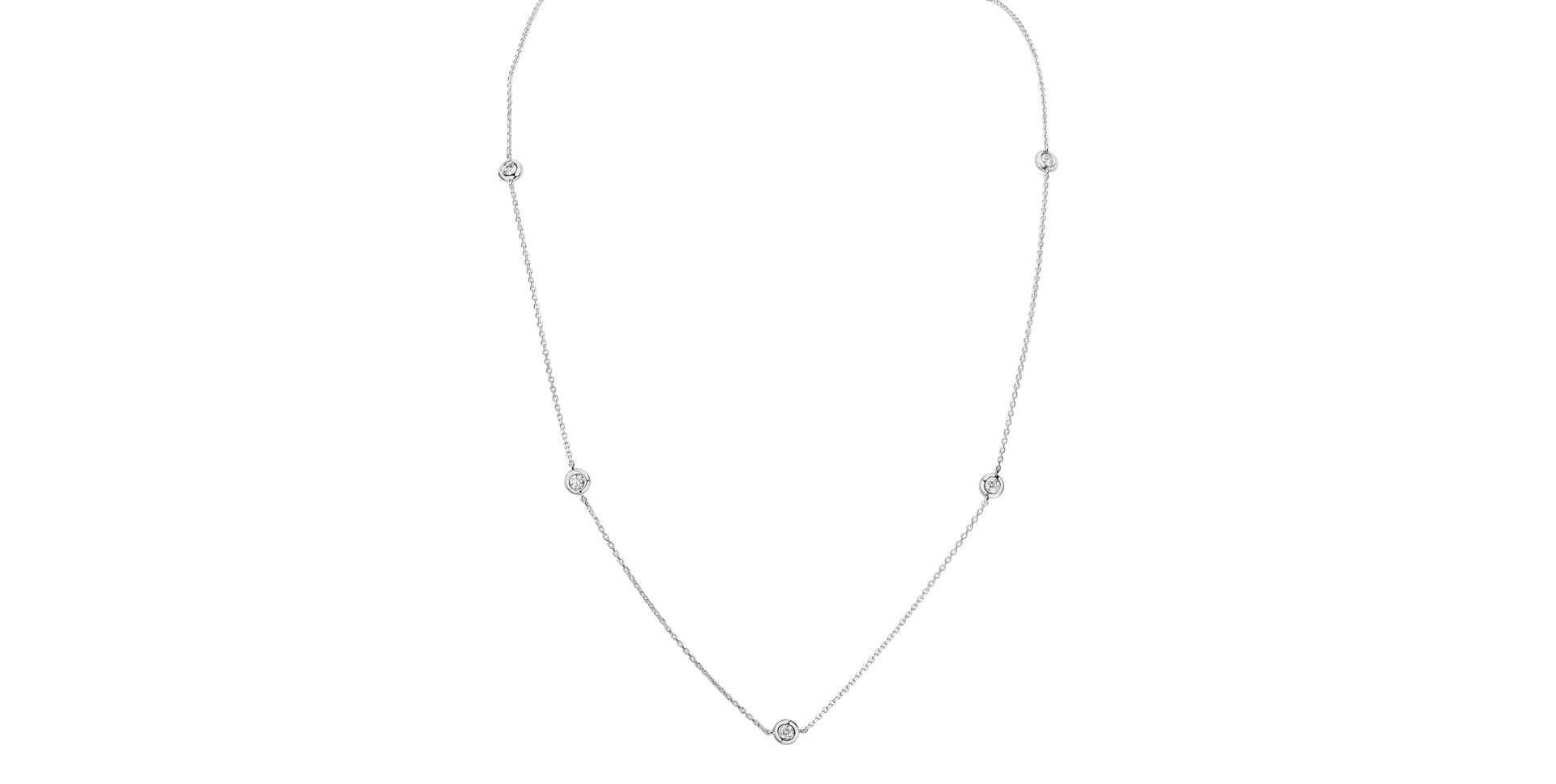 Náhrdelník s diamanty Sparkling Dots