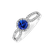 Prsten s tanzanitem a diamanty Geneviév4