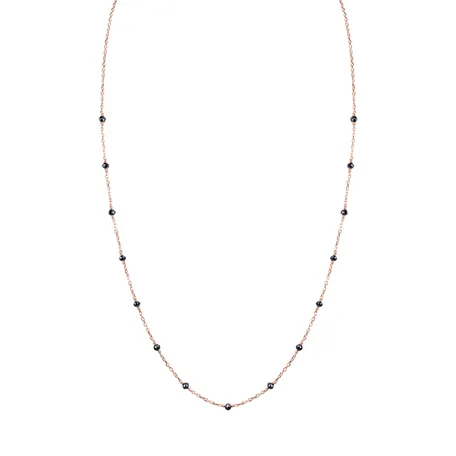 Náhrdelník s černými diamanty Dark Harmony
