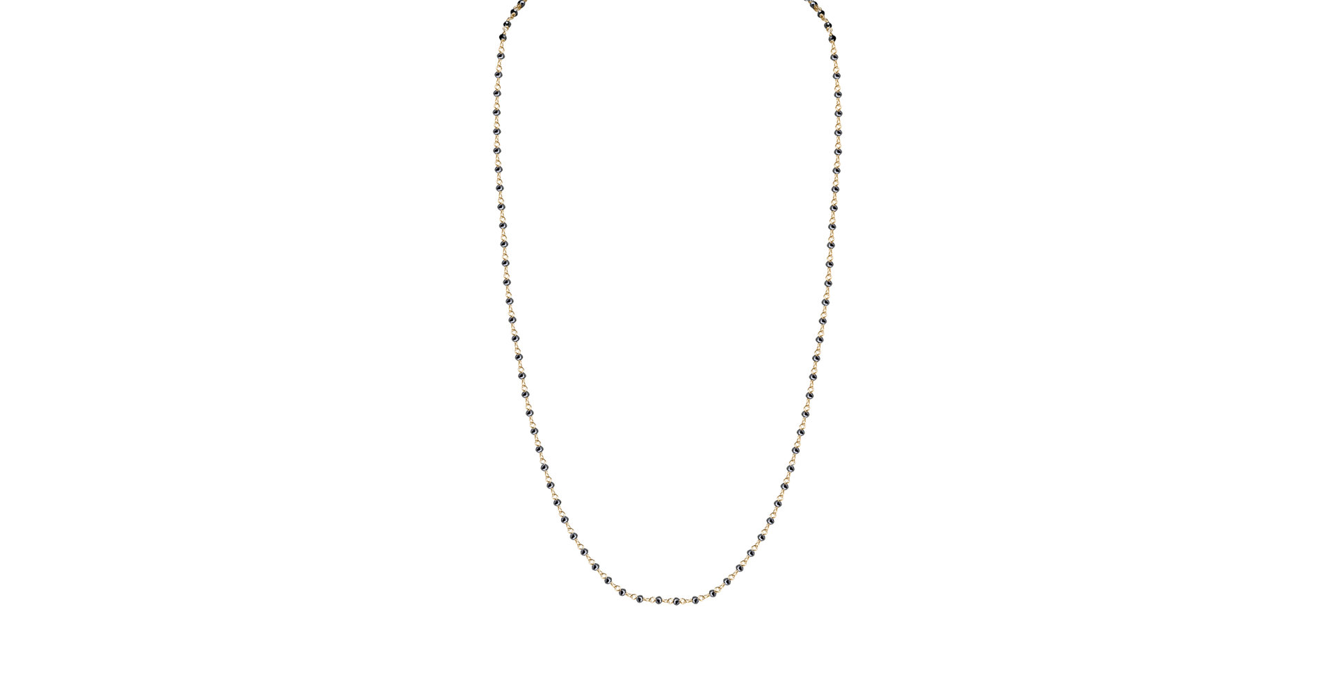 Náhrdelník s černými diamanty Dark Melody