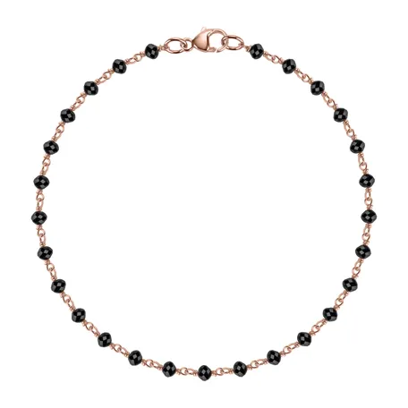 Náramek s černými diamanty Dark Melody