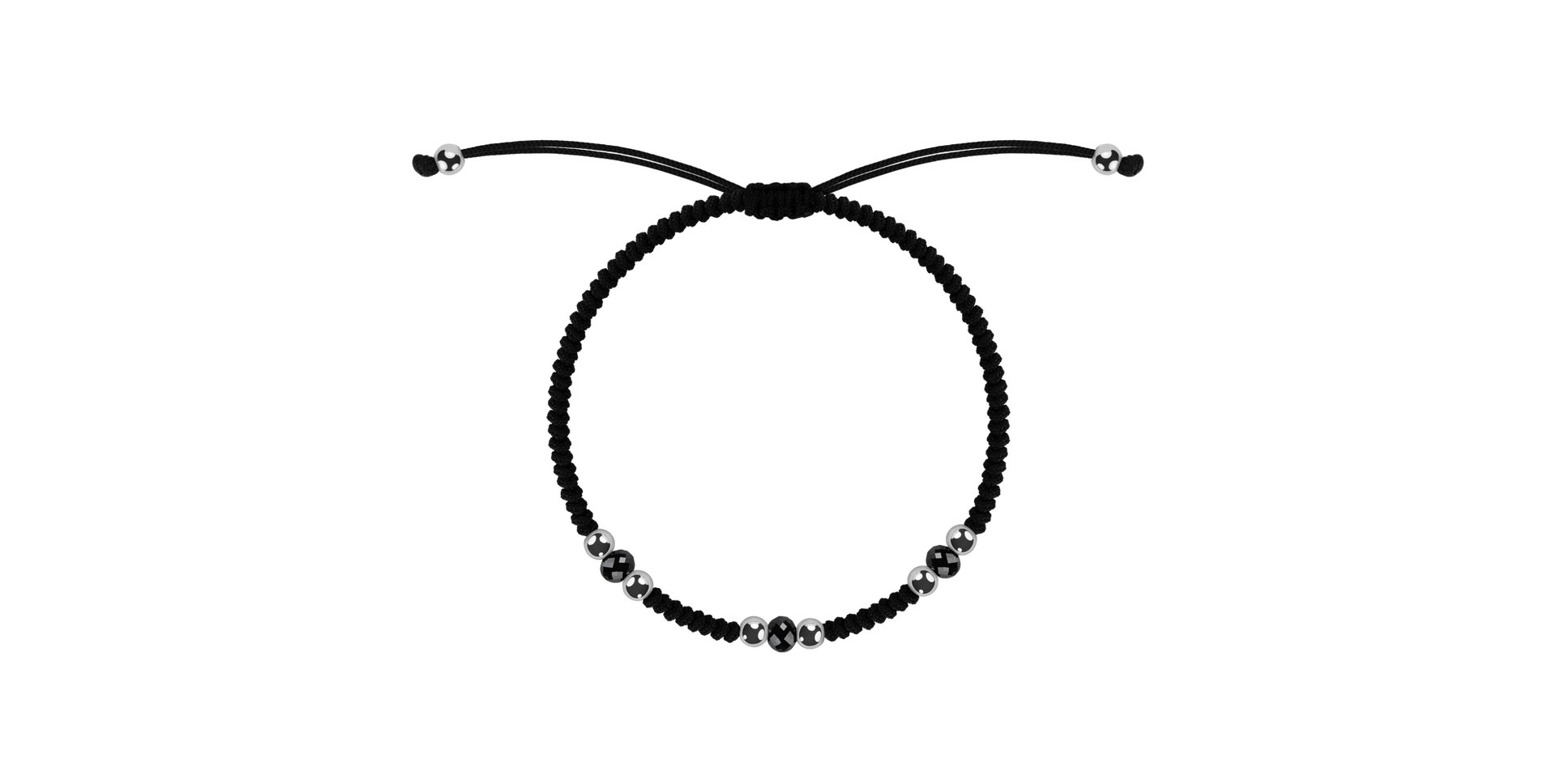 Náramek s černými diamanty Dark Spell