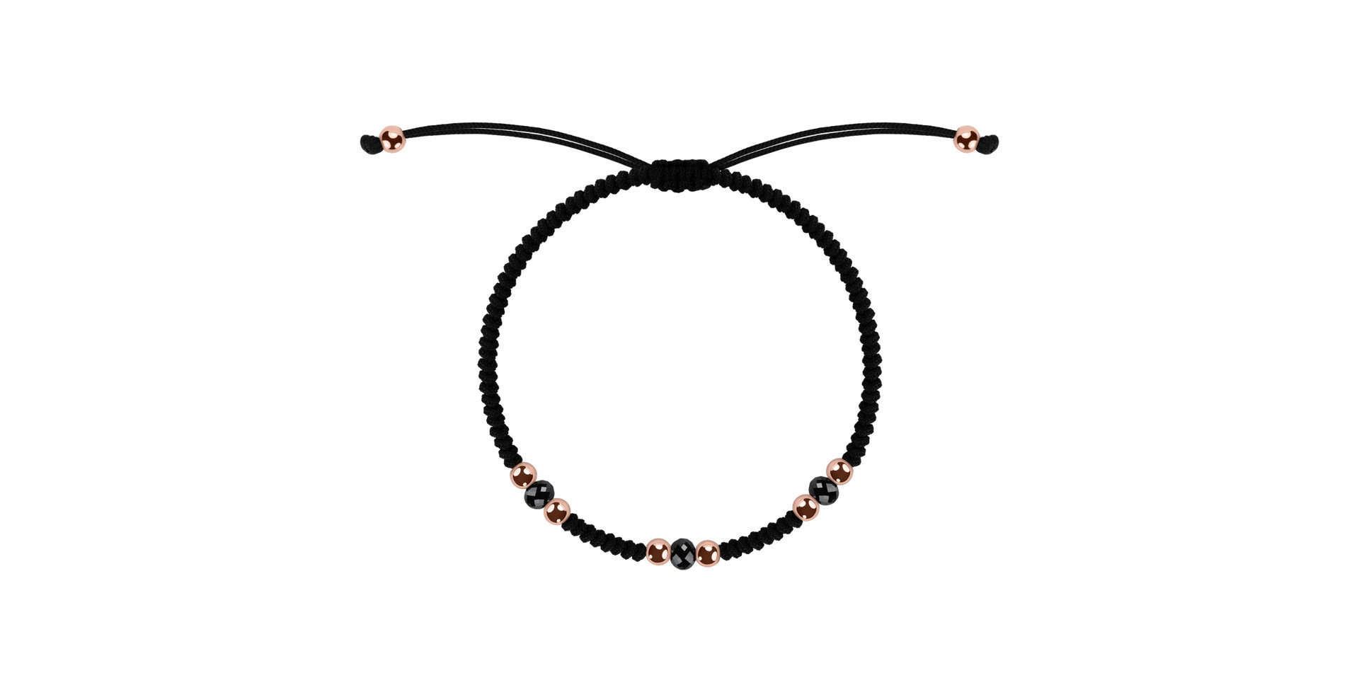 Náramek s černými diamanty Dark Spell