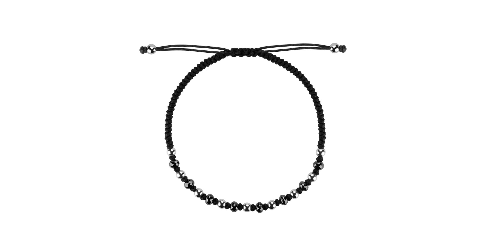 Náramek s černými diamanty Dark Magic