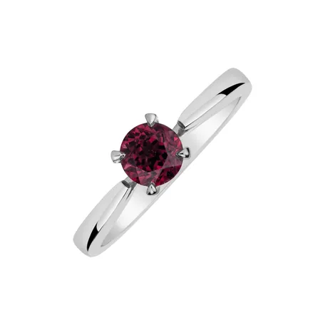 Prsten s granátem a diamanty Clotilde