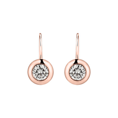 Náušnice s diamantem Sparkling Drops