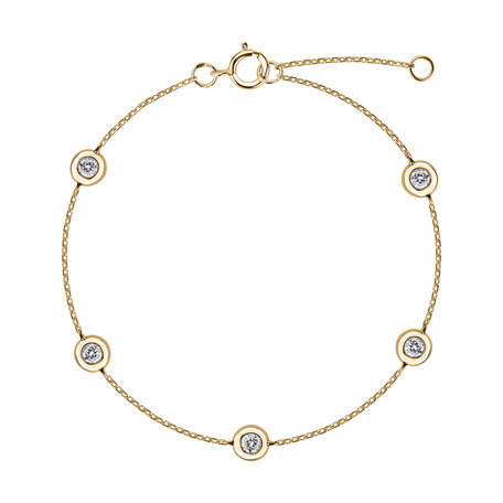 Náramek s diamanty Sparkling Dot