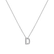 Náhrdelník s diamanty Glittering Letter D4