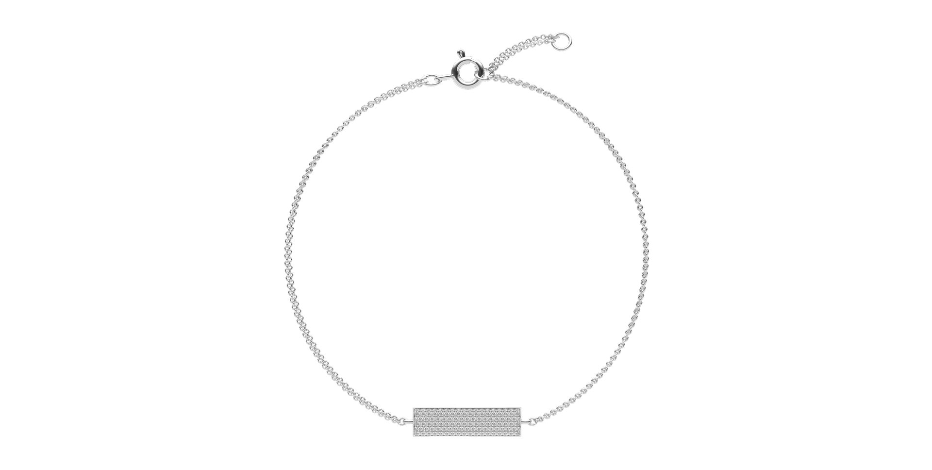 Náramek s diamanty Winter Memories