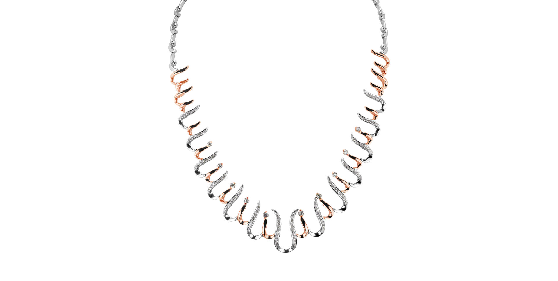 Náhrdelník s diamanty Amazing Mosaic