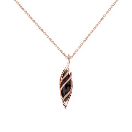 Přívěs s quartzem a diamanty Géant