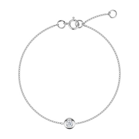 Náramek s diamantem Sparkling Dot
