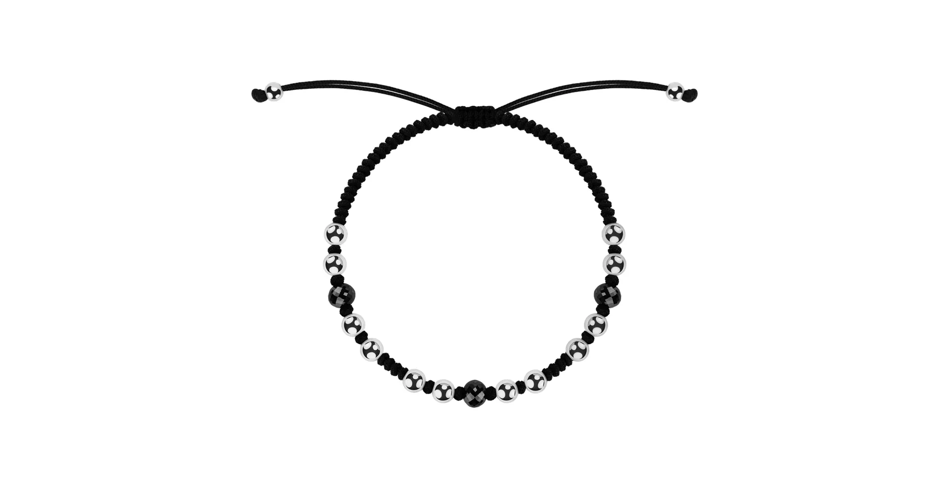 Náramek s černými diamanty Secret Spell