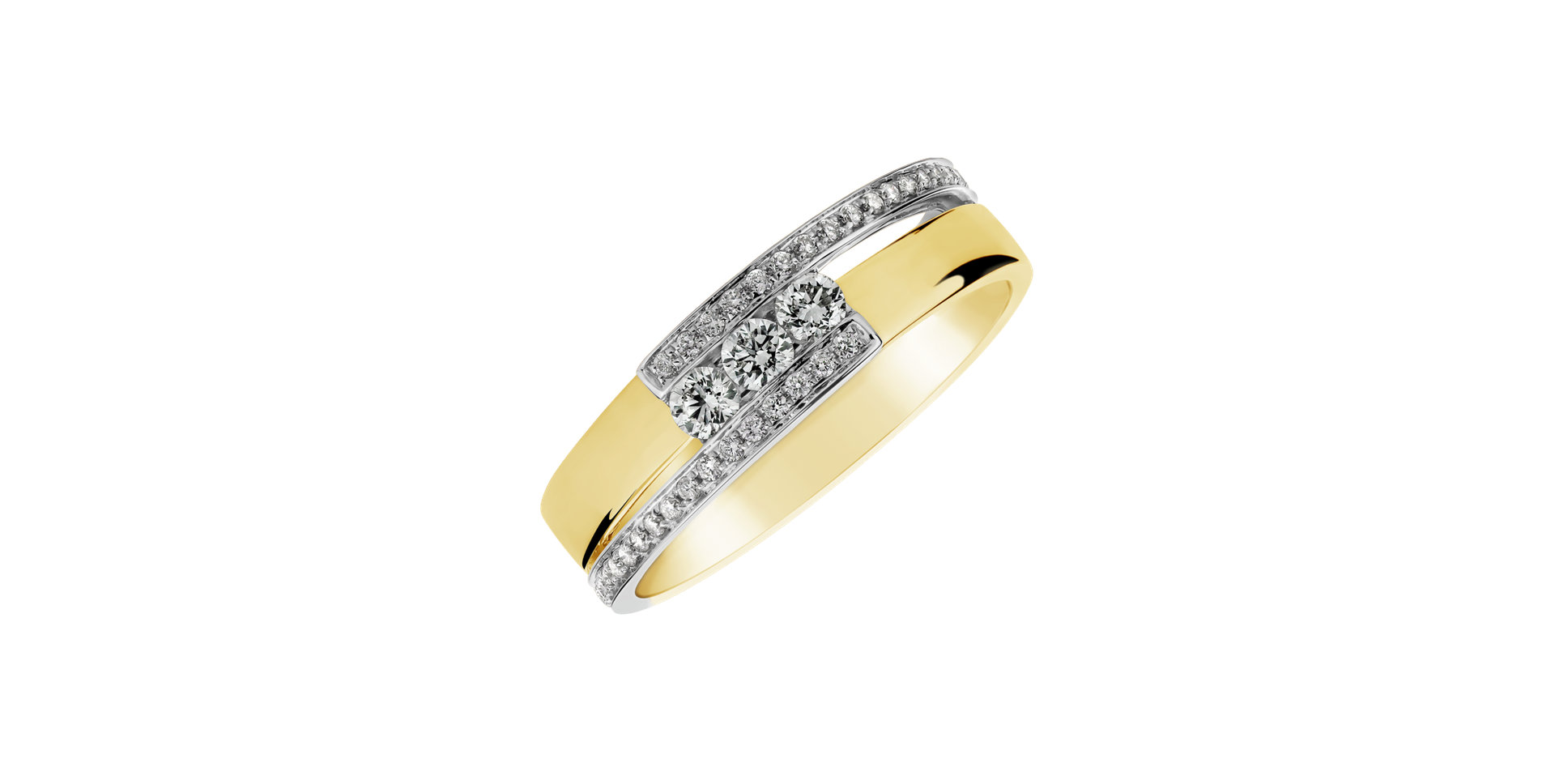 Prsten s diamanty Diamond Message