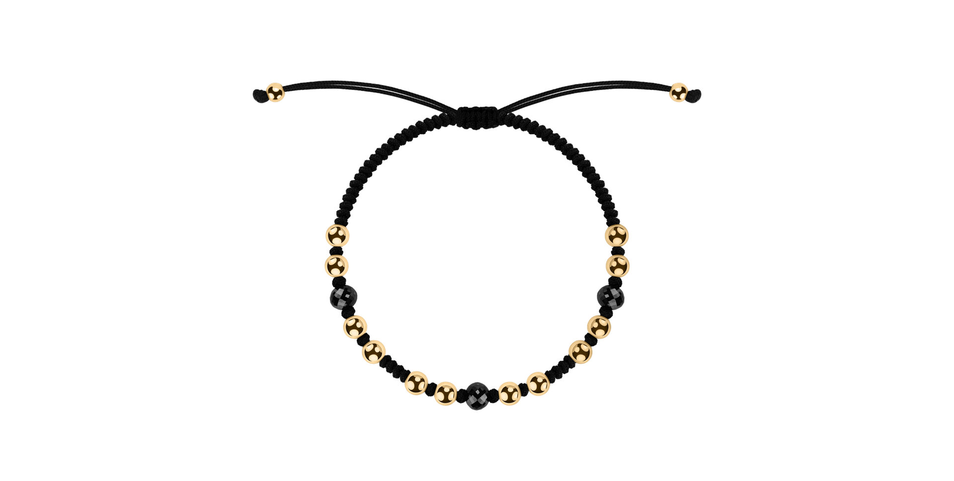 Náramek s černými diamanty Secret Spell