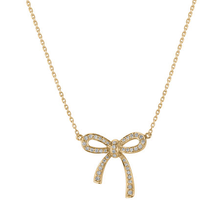 Náhrdelník s diamanty Mystic Bow