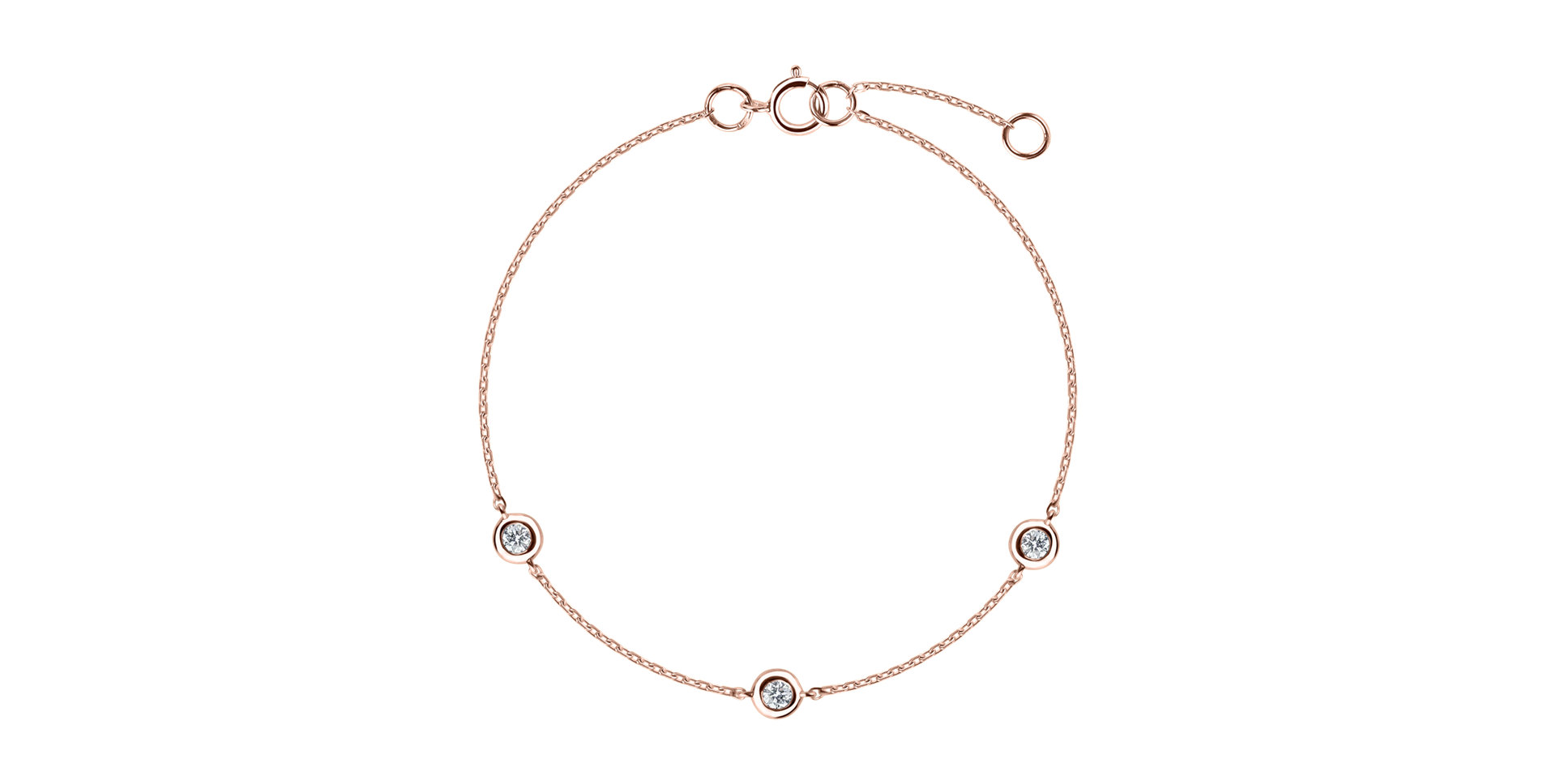 Náramek s diamanty Sparkling Dot