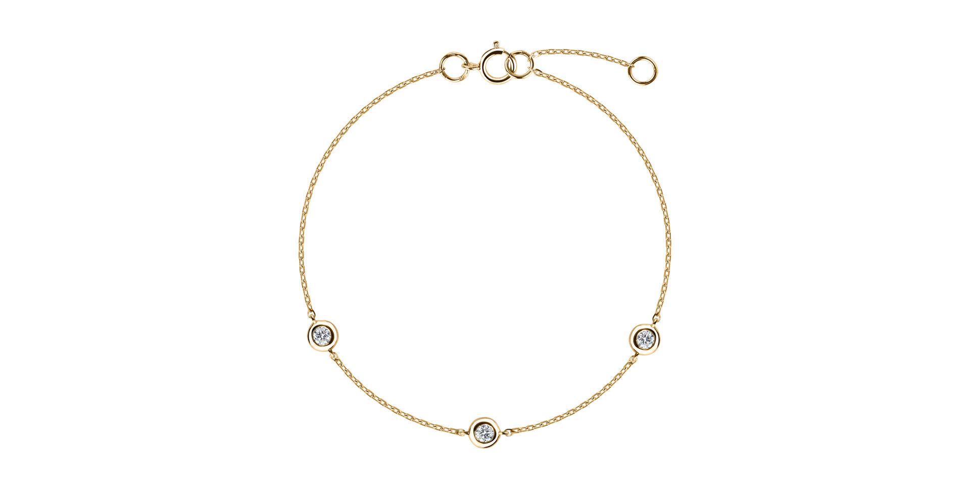 Náramek s diamanty Sparkling Dot