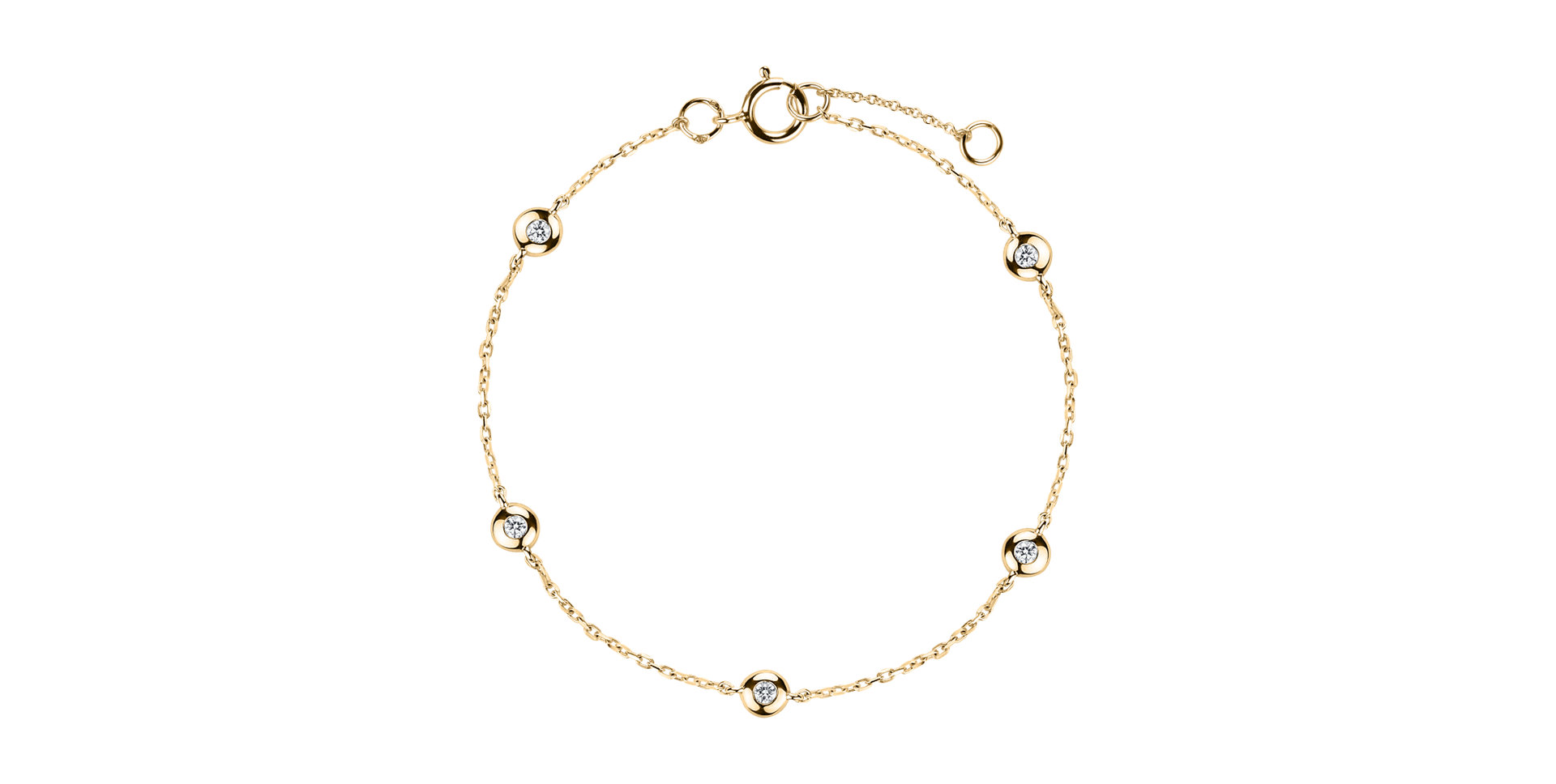 Náramek s diamanty Sparkling Dot