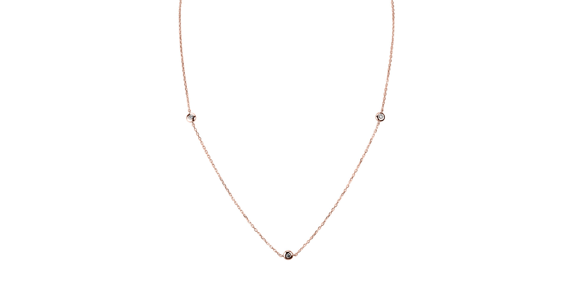 Náhrdelník s diamanty Sparkling Dots