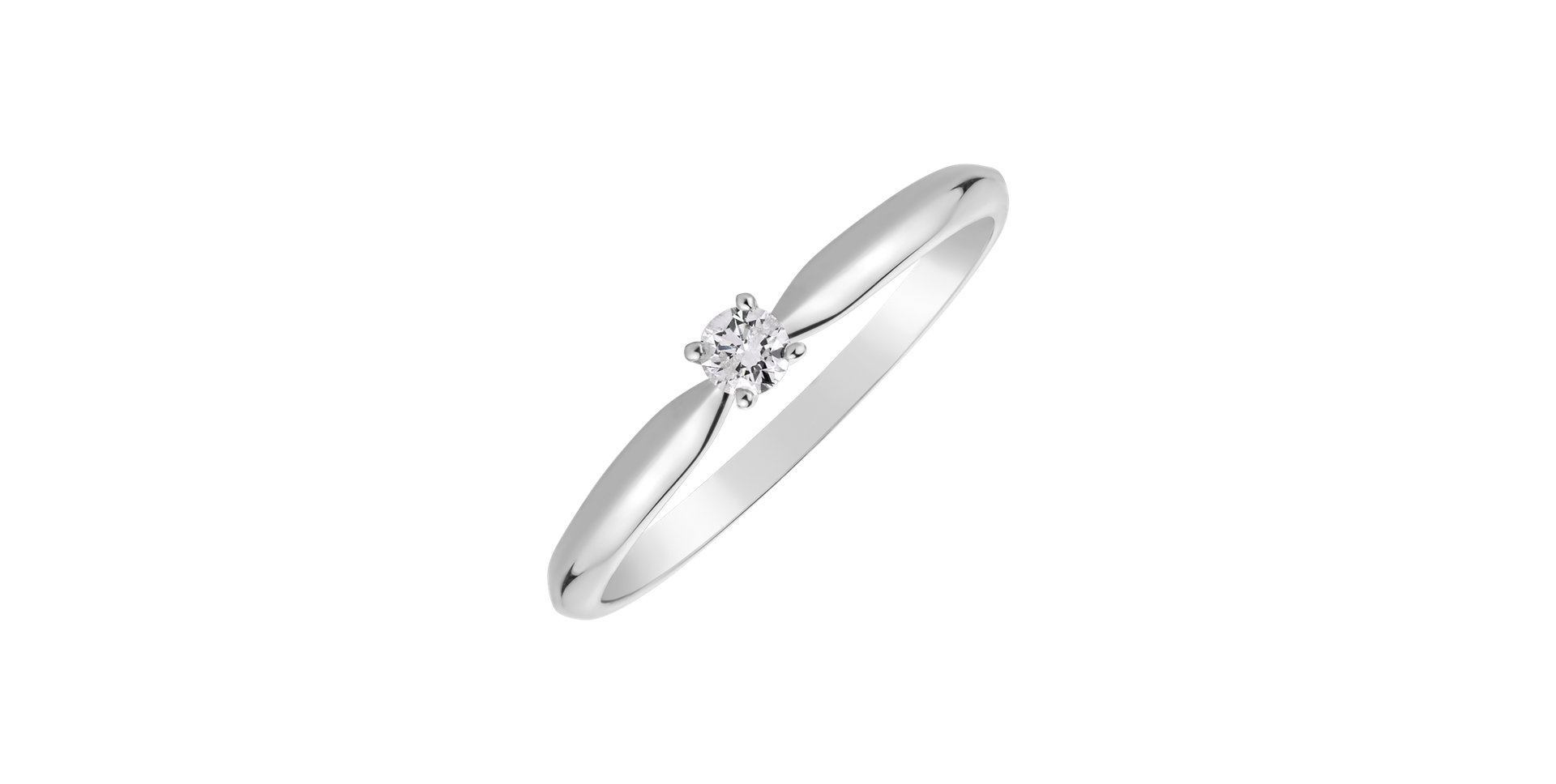 Prsten s diamantem One Love