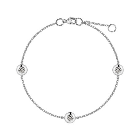 Náramek s diamanty Sparkling Dot