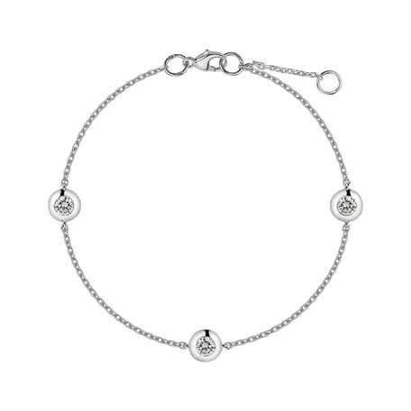 Náramek s diamanty Sparkling Dot