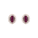 Náušnice s rubínem a diamanty Glamour Princess4